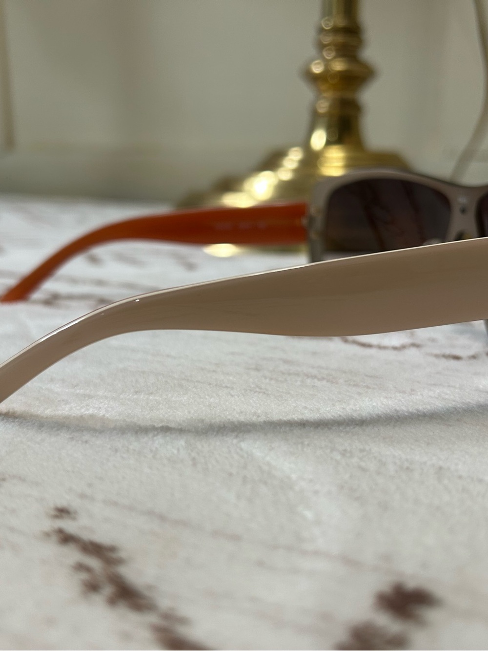 Ralph Lauren RA4009 Shield Sunglasses Brown Gradient w/ Case Quiet Luxury - Picture 4 of 14